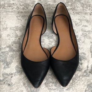 J.Crew Factory classic D’Orsey leather flat